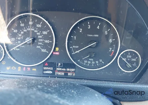 2013 BMW 328I xDrive z USA, uszkodzony, nr VIN WBA3B3C5XDF537278